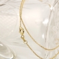 Preview: Kette 1,1mm Ankerkette rund 9Kt GOLD 42cm