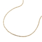 Preview: Kette 0,6mm Fantasie-Muster gedreht 14Kt GOLD 45cm