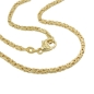 Preview: Armband 1,8x1,8mm Königskette 14Kt GOLD 19cm