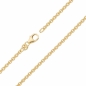 Preview: Collier Kette Anker rund 2,3mm 14Kt 585 GOLD 42cm