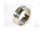 Preview: Ring Edelstahl mit Nut