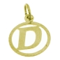 Preview: Anhänger Buchstabe D 14Kt 585 GOLD