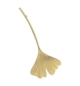 Preview: Brosche 64mm Ginkgoblatt 14Kt 585 GOLD