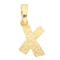 Preview: Anhänger Buchstabe Gold X