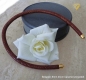 Preview: Collier aus Rochenleder 3mm für Wechselschliesse