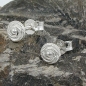 Preview: Stecker, Schneckenmuster, 925 Silber