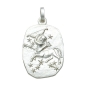 Preview: Anhänger Sternzeichen Schütze Relief 18x23mm Silber 925