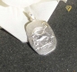Preview: Anhänger Sternzeichen Steinbock Relief 18x23mm Silber 925
