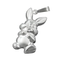 Preview: Anhänger Hase Silber 925
