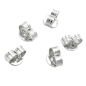 Preview: 40 Flügel 6mm Gegenstecker für Ohrstecker Silber 925