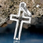 Preview: Anhänger Kreuz diamantiert Silber 925