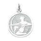 Preview: Anhänger Sternzeichen Schütze rund 16mm Silber 925
