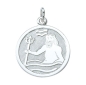 Preview: Anhänger Sternzeichen Wassermann rund 16mm Silber 925