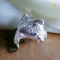 Preview: Anhänger Sternzeichen Fisch plastisch 20x17mm Silber 925