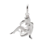 Preview: Anhänger Sternzeichen Jungfrau plastisch 22x17mm Silber 925