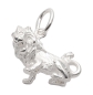 Preview: Anhänger Sternzeichen Löwe plastisch 22x17mm Silber 925
