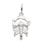 Preview: Anhänger Sternzeichen Skorpion plastisch 22x17mm Silber 925
