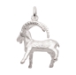 Preview: Anhänger Sternzeichen Steinbock plastisch 22x17mm Silber 925