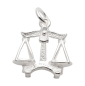 Preview: Anhänger Sternzeichen Waage plastisch 22x17mm Silber 925
