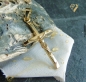 Preview: Anhänger Kreuz 15x26mm Jesus Korpus 14Kt 585 GOLD