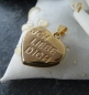 Preview: Anhänger 14x11mm Herz - ICH LIEBE DICH - 8Kt 333 GOLD