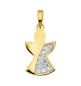 Preview: Anhänger Engel Zirkonia vergoldet Silber 925