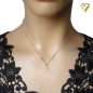 Preview: Anhänger 4,5mm rund mit 7 Diamanten 0,13ct 14Kt 585 GOLD