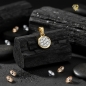 Preview: Anhänger 6mm rund mit 7 Diamanten 0,06ct 14Kt 585 GOLD