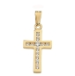 Preview: Anhänger Kreuz Zirkonia 11x17mm 14Kt 585 GOLD
