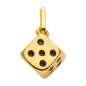 Preview: Anhänger kleiner Würfel 7,3mm 8Kt 333 GOLD