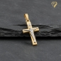 Preview: Anhänger Kreuz 12x19mm Jesus Korpus 8Kt 333 GOLD