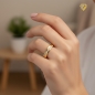Preview: Damenring mit 17 Zirkonia in 333 GOLD