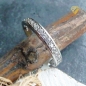Preview: Ring Memoire 3,2mm Zirkonia 925 Silber Gr. 56
