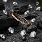 Preview: Ring 1,5mm mit Diamanten 0,06ct 585 ROSÉGOLD