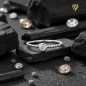 Preview: Ring Besatzmaß 4,8mm mit Diamant 0,06ct 585 WEISSGOLD