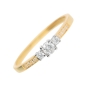 Preview: Ring 3,4mm Besatzmaß mit Diamanten 0,19ct 585 GOLD