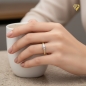 Preview: Ring 3,4mm Besatzmaß mit Diamanten 0,19ct 585 GOLD