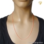 Preview: Collier Kette Anker rund 1,9mm Silber rosévergoldet 45cm