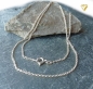 Preview: Collier Kette Anker rund 1,6mm Silber 42cm