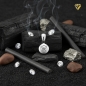 Preview: Anhänger 5,5mm rund mit Diamant 0,10ct 14Kt 585 WEISSGOLD