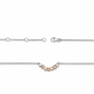Preview: Collier Herz Halskette aus 925 Silber 42 cm