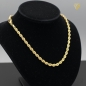 Preview: Kette Collier 3,8mm Kordelkette 8Kt GOLD 45cm