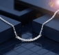 Preview: Kette und Anhänger mit Zirkonias Silber 925 42cm+3cm