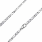 Preview: Kette Collier Figaro Muster 3.4mm Silber 925 50cm