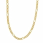 Preview: Collier Kette 4mm Figarokette 8Kt GOLD 50cm