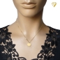 Preview: Anhänger Gravurplatte rund mattiert 14mm 14Kt 585 Gold
