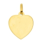 Preview: Anhänger Gravurplatte Herz 13x13mm 8Kt Gold