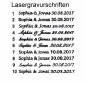 Preview: Gravur Service für Armband oder Gravurplatte