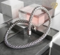 Preview: Edelstahl Collier Himbeerkette 5mm für Wechelschliesse