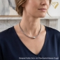 Preview: Edelstahl Collier Himbeerkette 5mm für Wechelschliesse